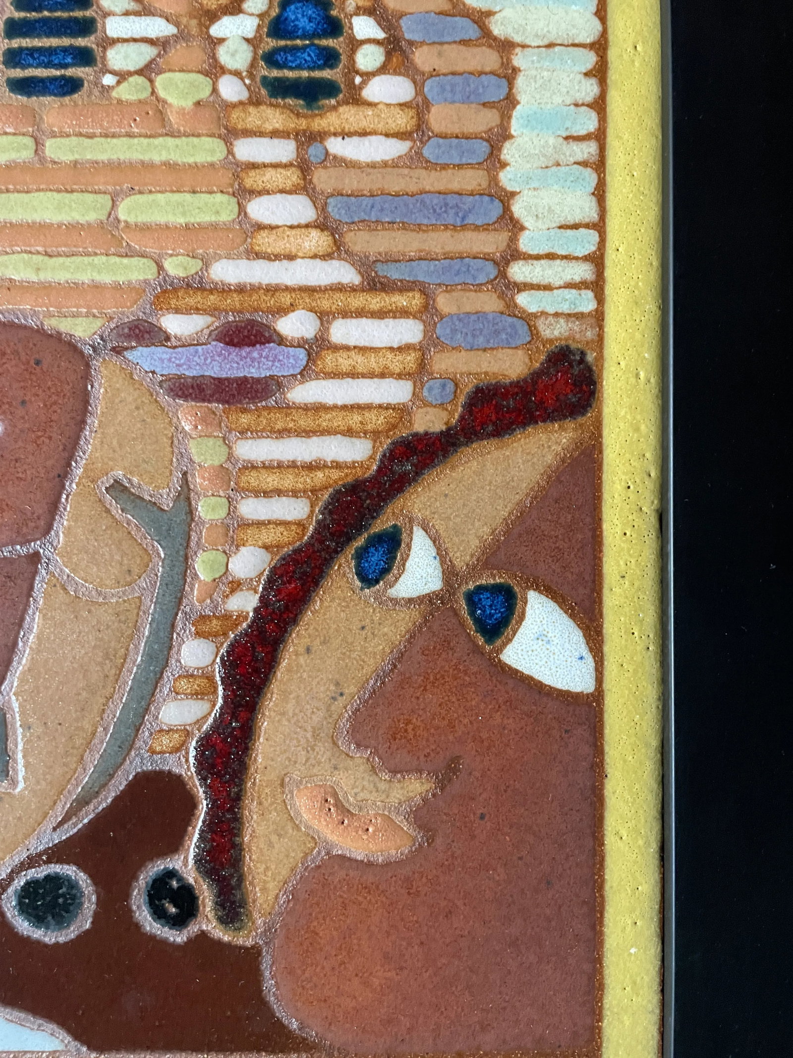 Pair "Enjoying the Anchor Woman" and "Enjoying the Anchor Man" Mosaics by Guillermo Wagner Granizo - 7