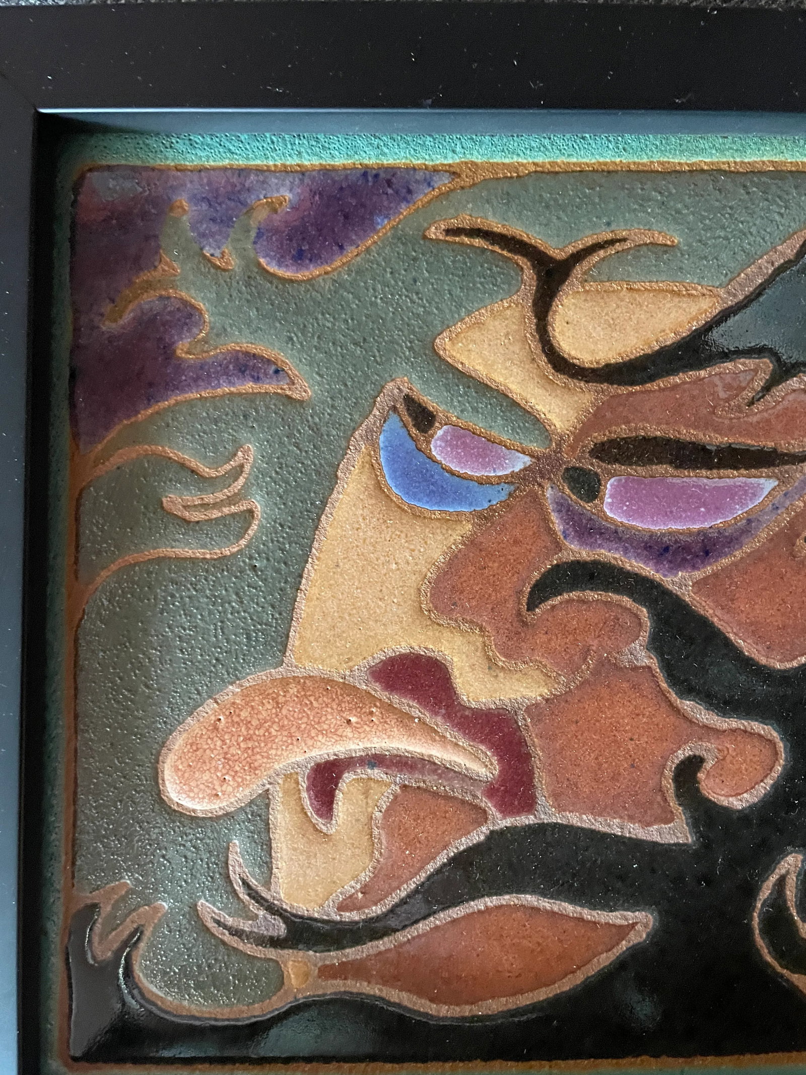 1990s "His Hangover" and "Her Hangover" Ceramic Mosaics by Muralist Guillermo Wagner Granizo- Set of - 6