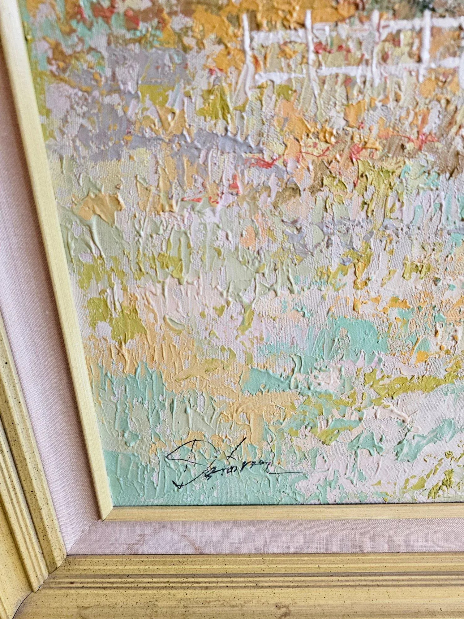 Large Beautiful Landscape Painting, Oil on Canvas, Signed - 3