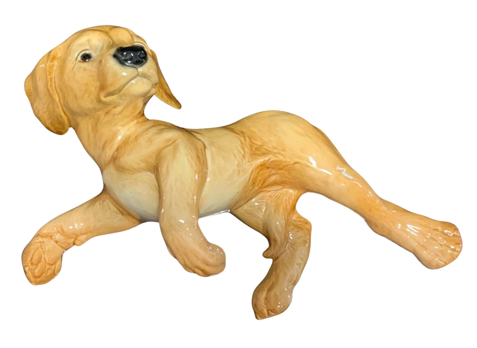 Large Goebel Porcelain Labrador Retriever Puppy - 9