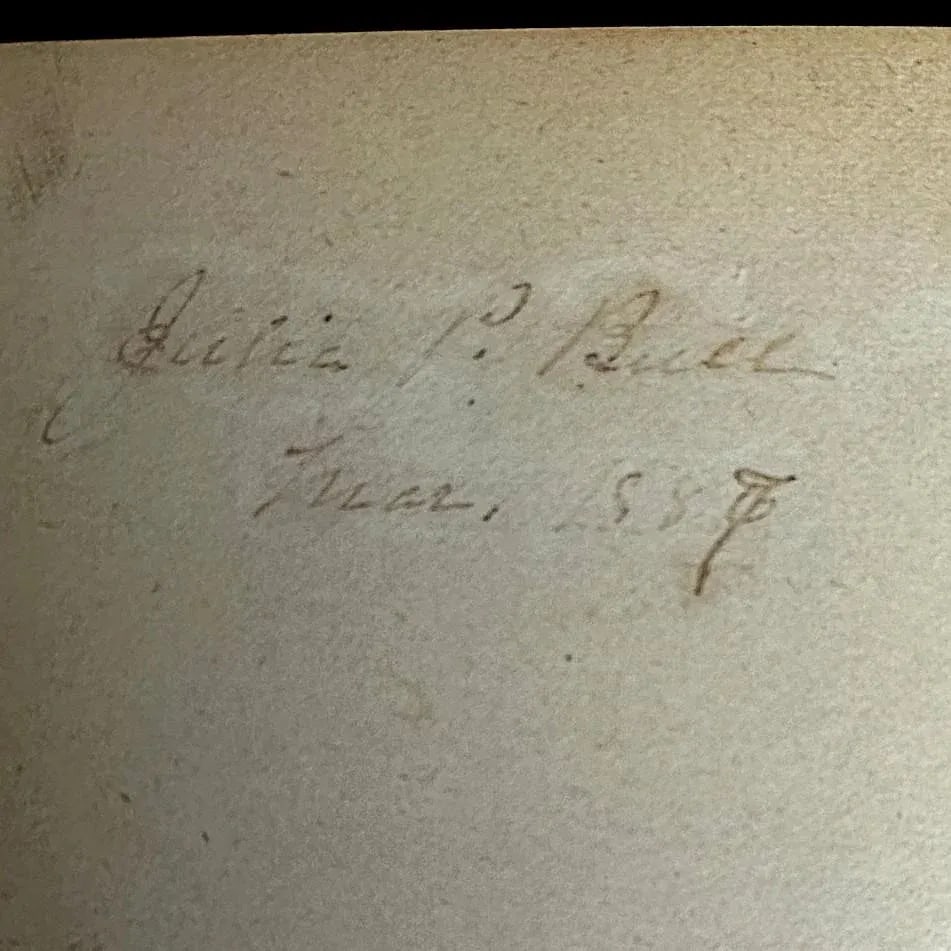 Antique 1867 Book "Mrs. Stowe's Religious Poems" 1st Edition - Author Signed - 5
