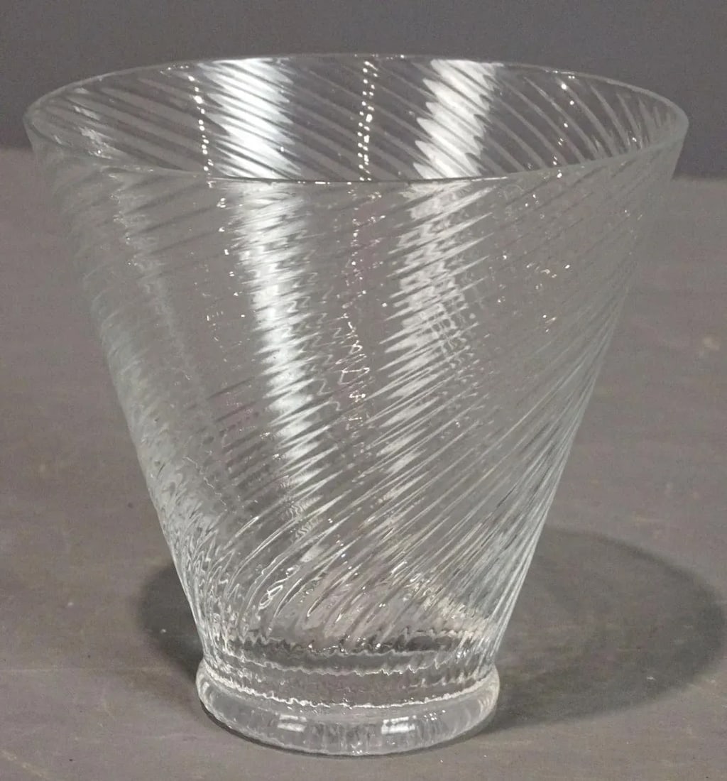 1970s Swirled Cocktail or Water Glasses- Set of 12 - 5