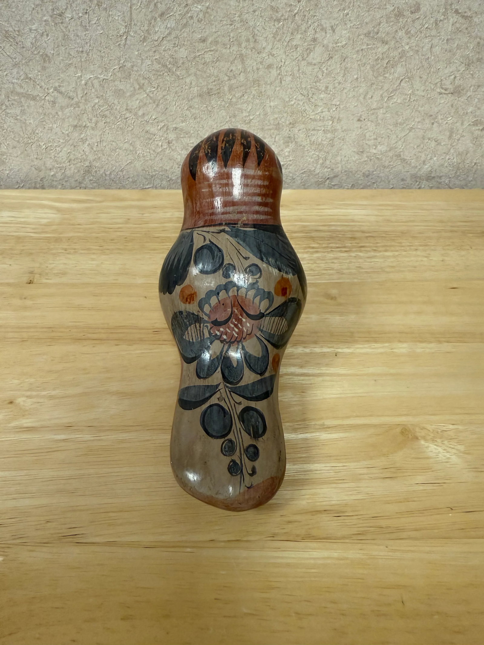 Mid 20th Century Tonala Toucan Clay Bird Pottery Folk Art - 3