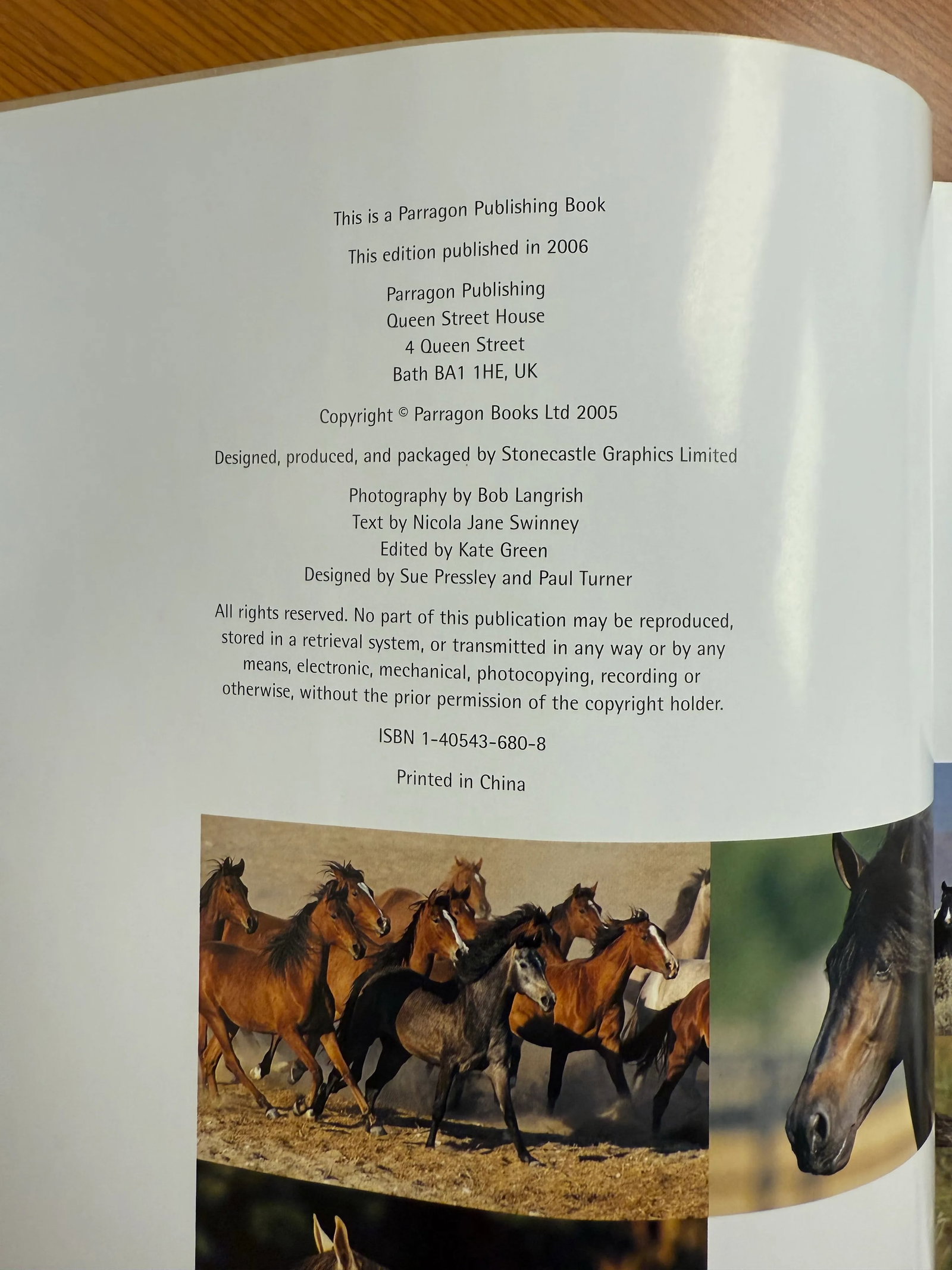 Spirit of the Horse Coffee Table Book Hardcover 2006 - 8