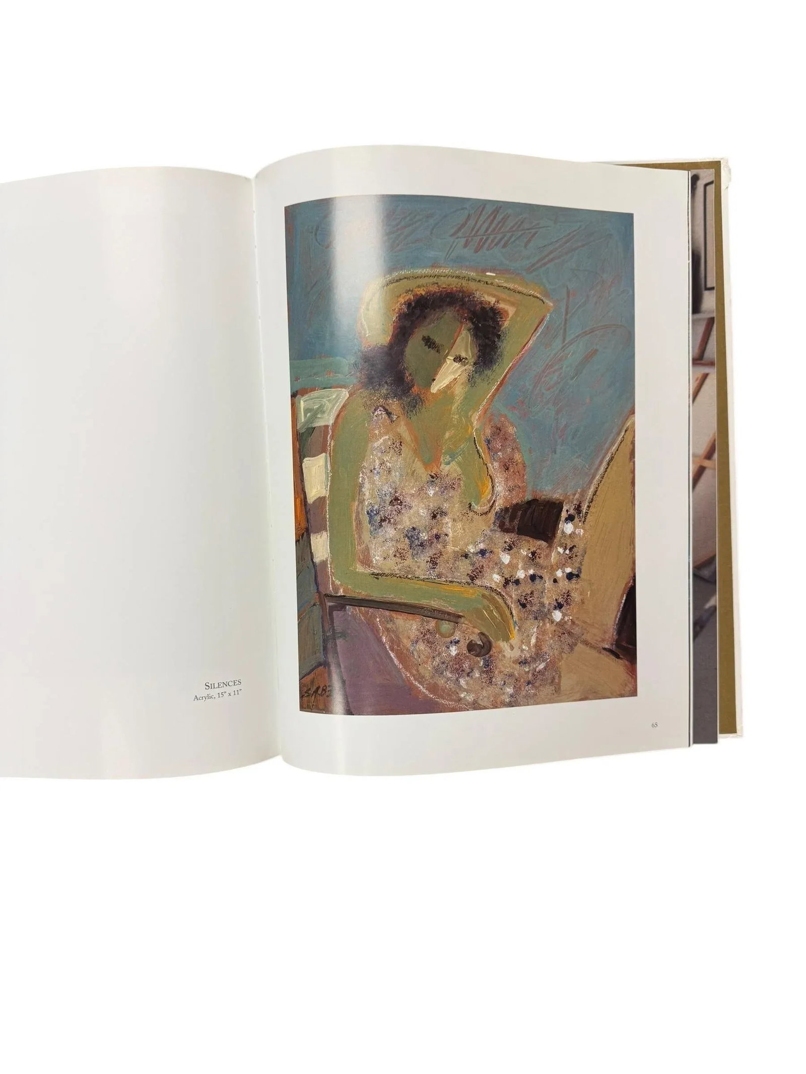 Artist Signed Sabzi Impressionist Hardcover Coffee Table Art Book - 13