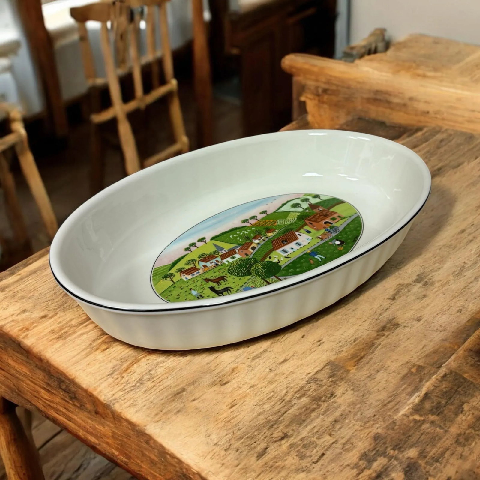 Villeroy & Boch Large Oval Casserole Porcelain Baker - 2