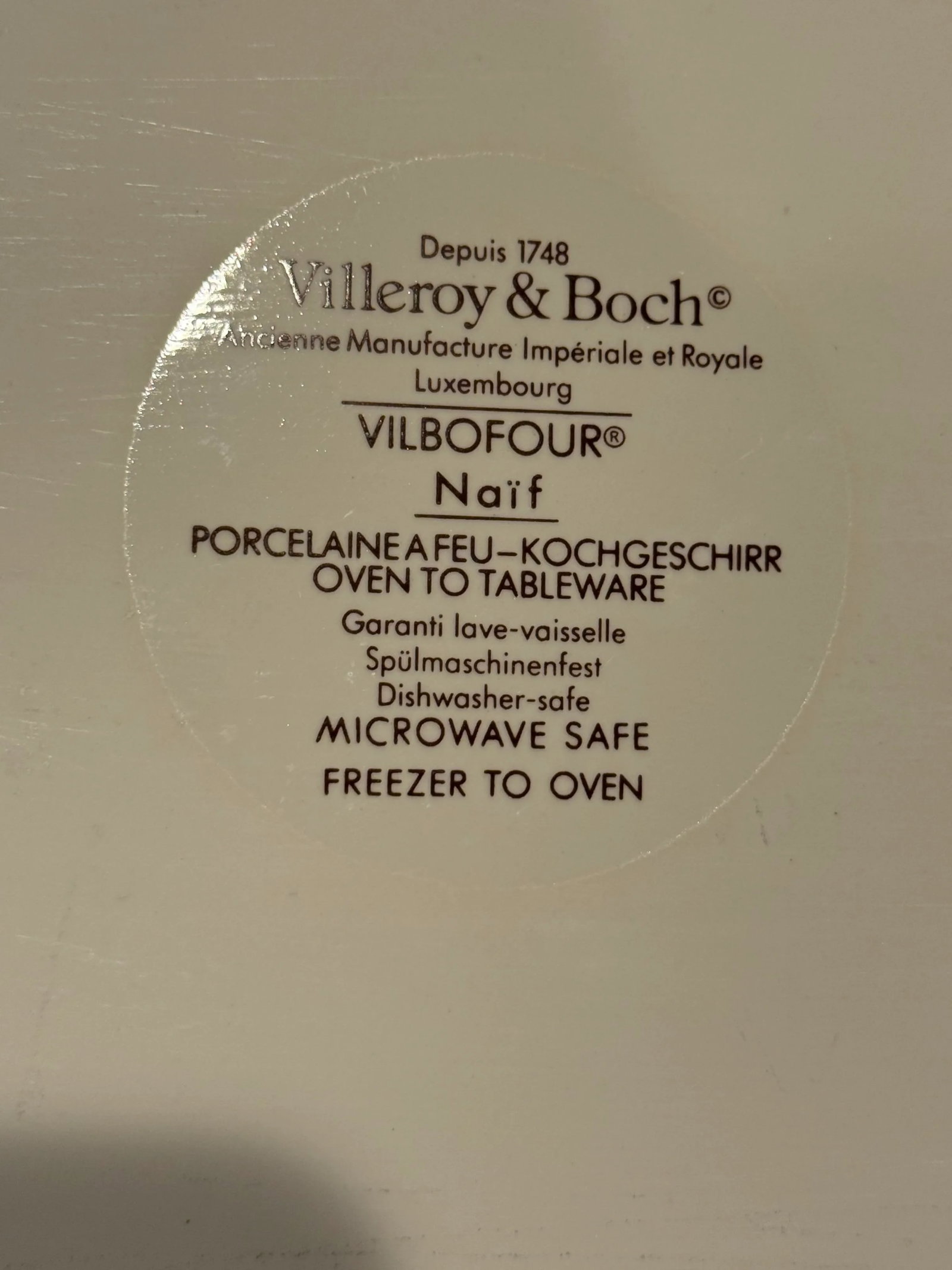 Villeroy & Boch Large Oval Casserole Porcelain Baker - 9