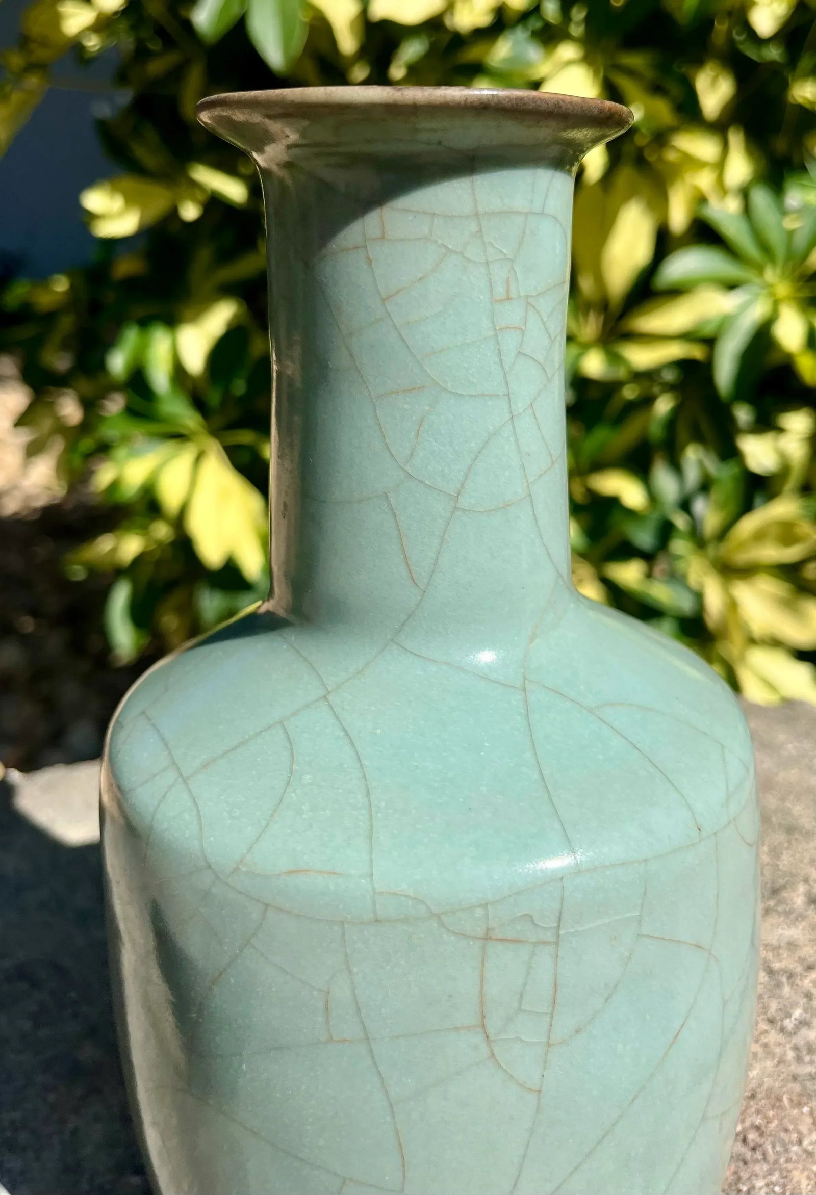 Early 20th Century Chinese Guan Type Porcelain Vase - 2