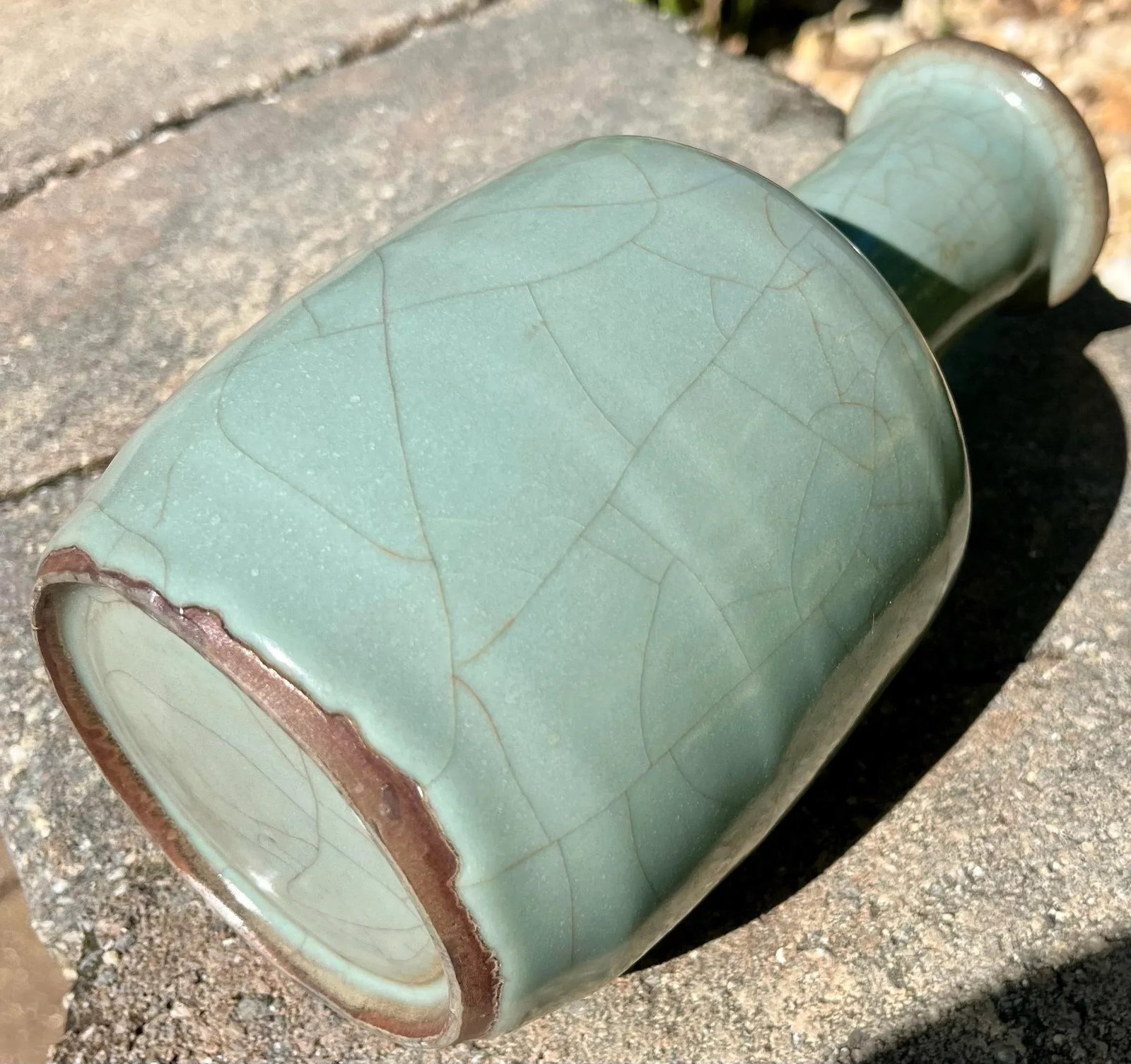 Early 20th Century Chinese Guan Type Porcelain Vase - 6