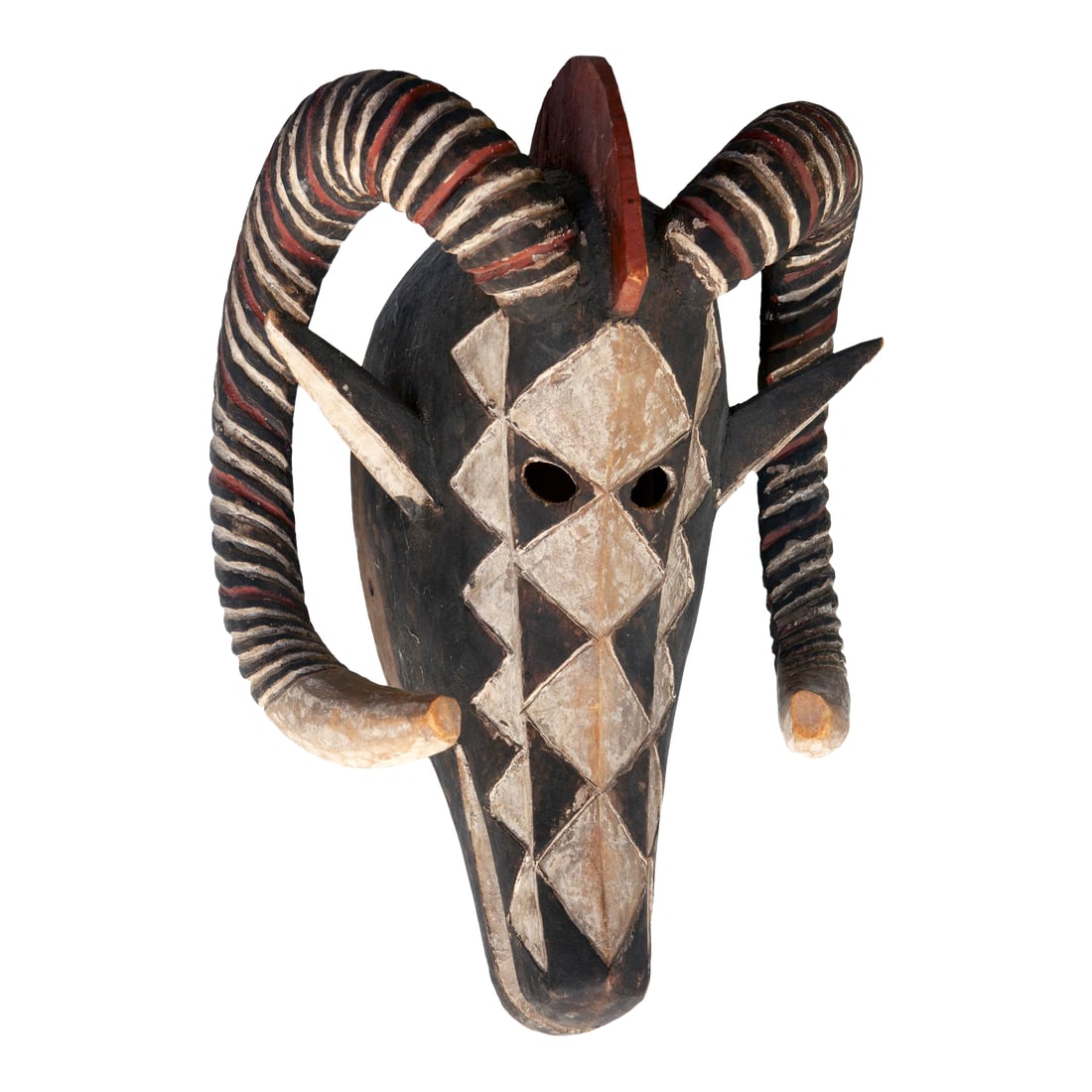 Vintage Carved African Wood Mask, Large (1 of 11)