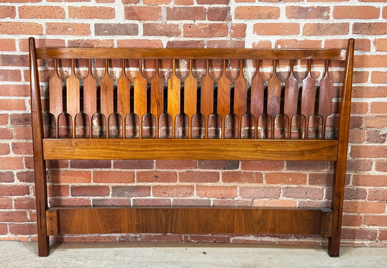Mid Century Modern Drexel Declaration Full Size Headboard Bed - 2