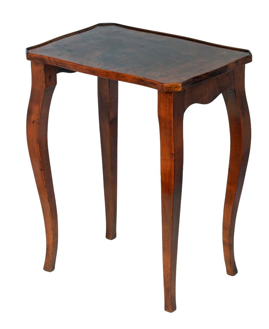 Set of 3, Antique Italian Burl WoodNesting Tables - 12