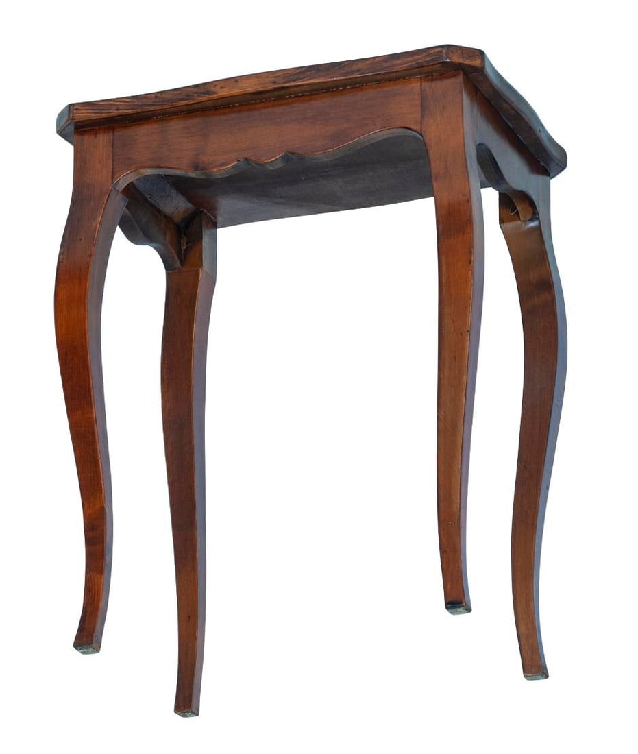 Set of 3, Antique Italian Burl WoodNesting Tables - 14