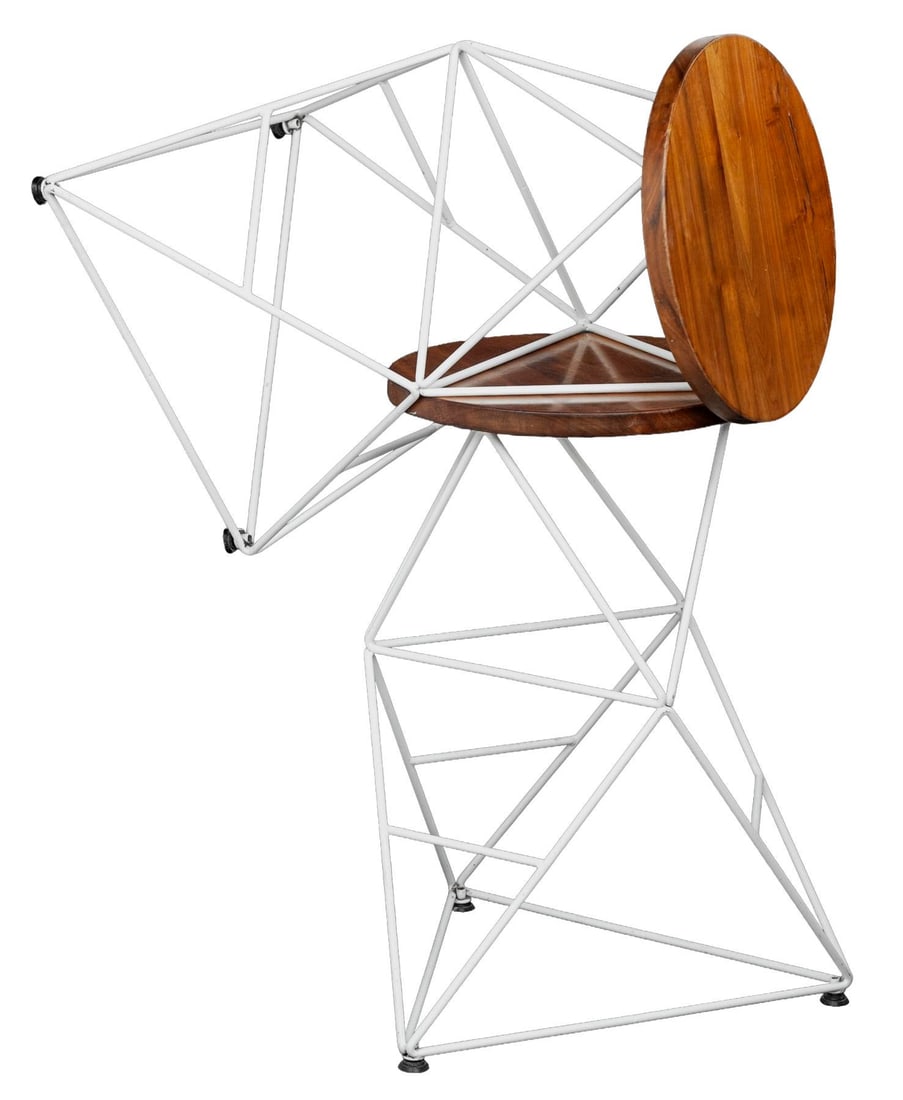Vintage Modern Barstools, Pair - 2