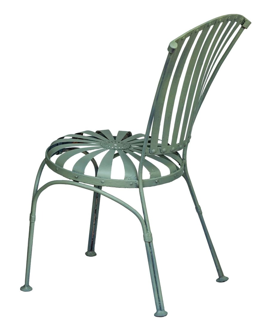 1930s Set of 4, Francois Carre Garden Chairs, Attributed - 11