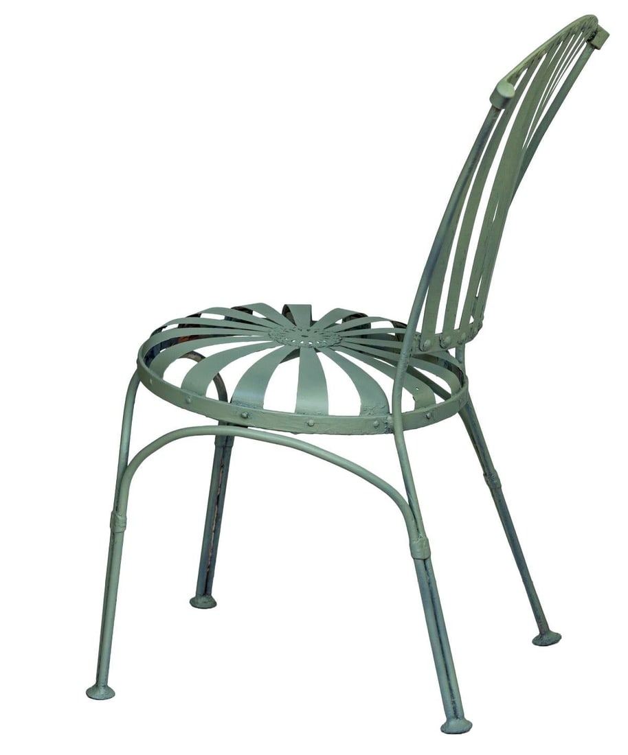 1930s Set of 4, Francois Carre Garden Chairs, Attributed - 12