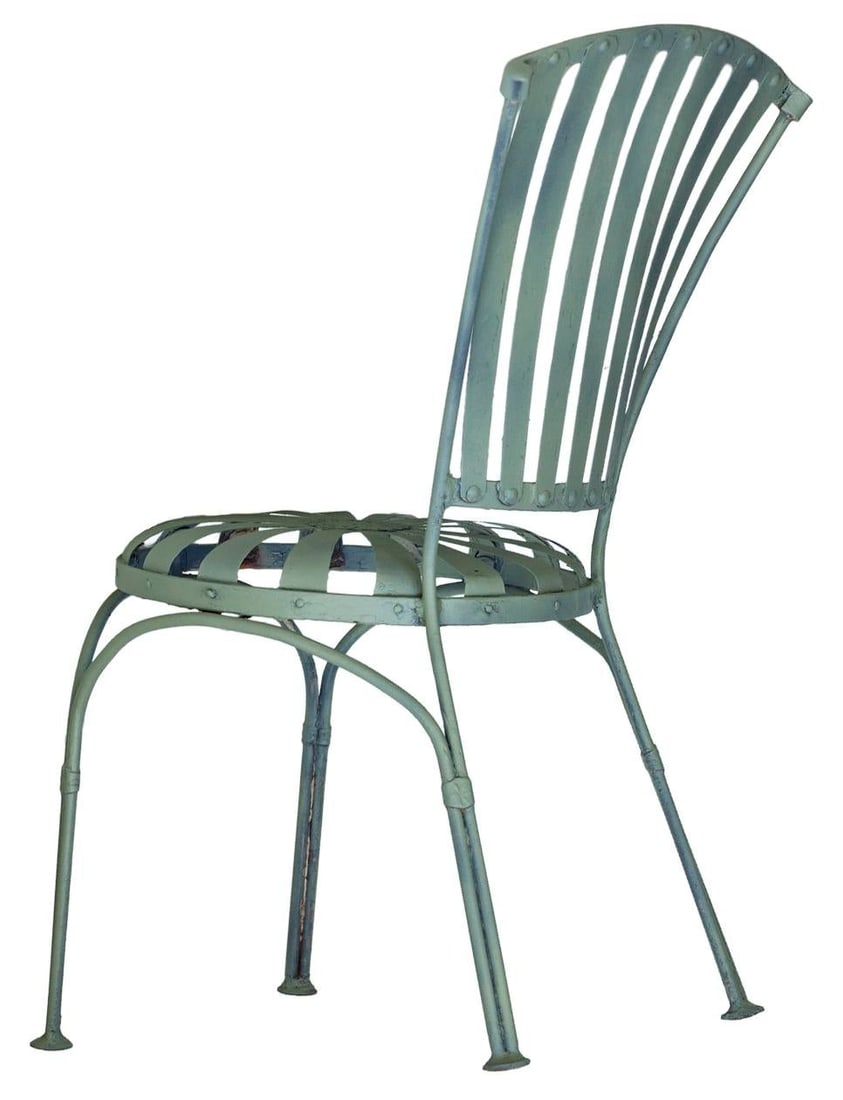 1930s Set of 4, Francois Carre Garden Chairs, Attributed - 13
