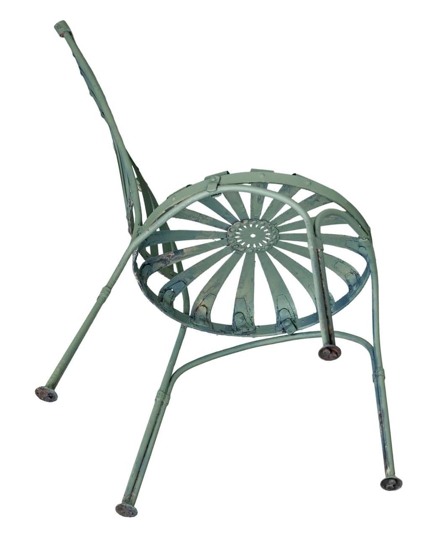1930s Set of 4, Francois Carre Garden Chairs, Attributed - 15