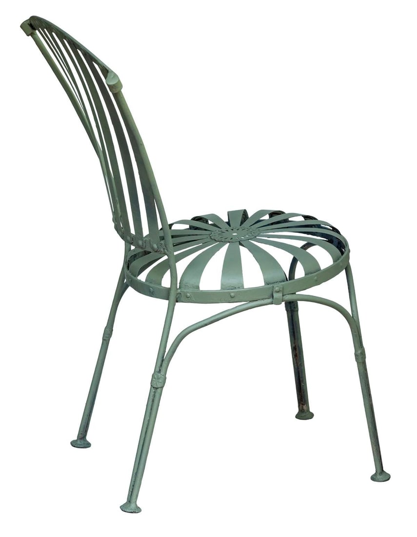 1930s Set of 4, Francois Carre Garden Chairs, Attributed - 7