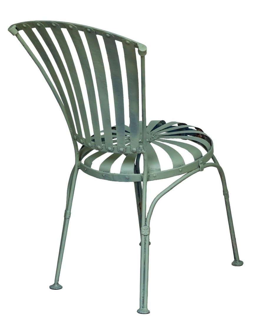 1930s Set of 4, Francois Carre Garden Chairs, Attributed - 8