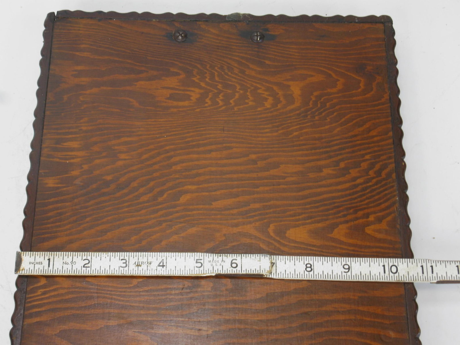 Mid 20th Century Rare Art Deco, Circle Marquetry Wooden Tray Mod Era, Mid Century Modern - 12