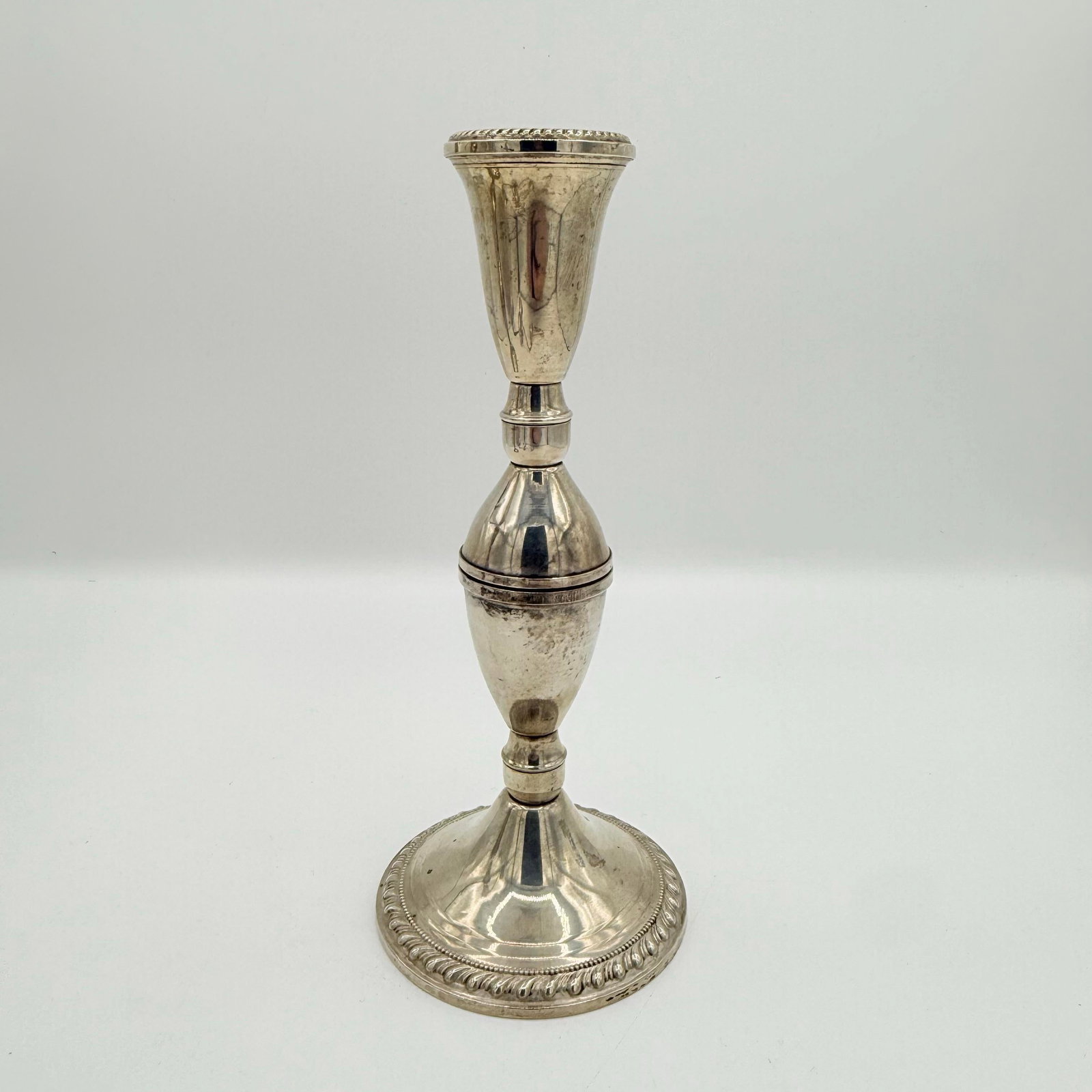 Midcentury Duchin Creation Weighted Sterling Silver Three-Way Convertible Candelabra - A Pair - 8