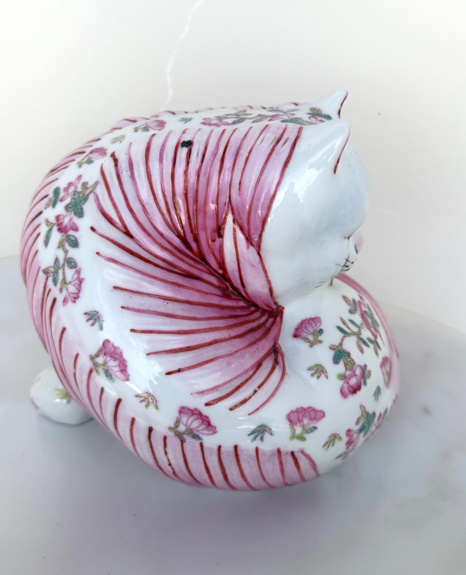 Antique Chinese Sitting Cat - 6