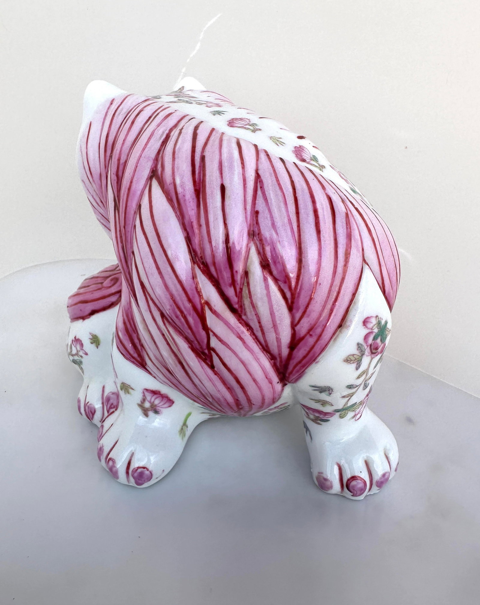 Antique Chinese Sitting Cat - 7