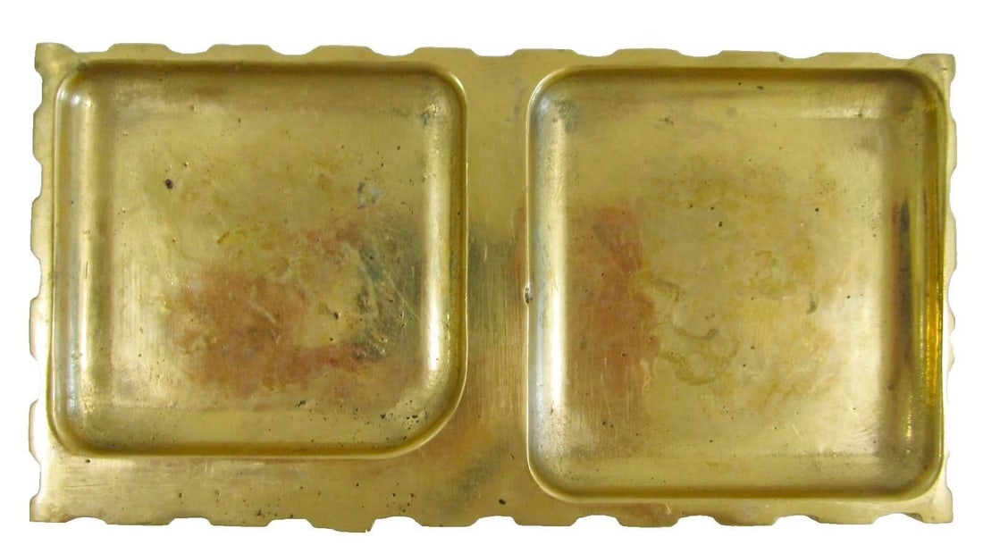 Boxed Anastasio Home Tania Sarin Bespoke Espresso Set Stone Cups and Brass Tray - 3pcs - 4