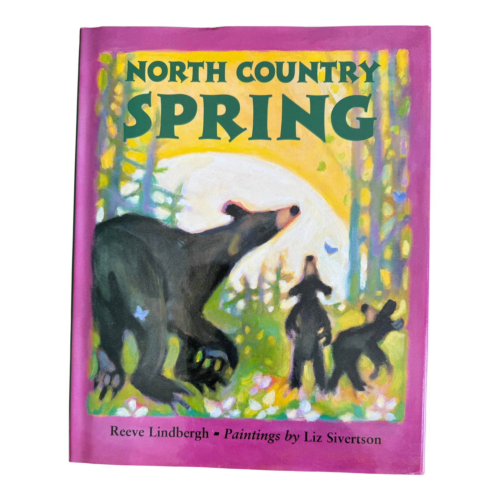 Artist Signed Children's Hardcover Book First Edition 1997: Offering an artist-signed copy of North Country Spring-paintings by Liz Sivertson. Author Reece Lindbergh First Edition 1997 Excellent conditon About the book: The running of rivers, the wild geese re