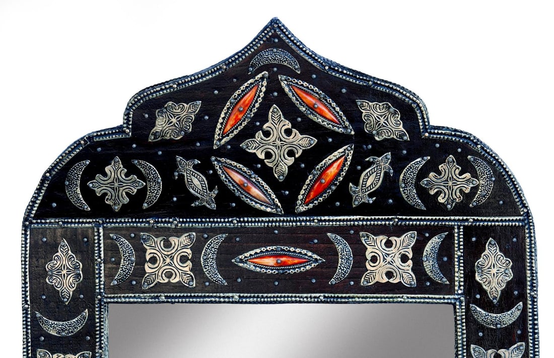 Vintage Handcrafted Moroccan Mirror - 5