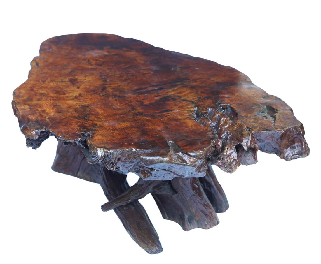 Vintage MCM Live Edge Coffee Table - 5