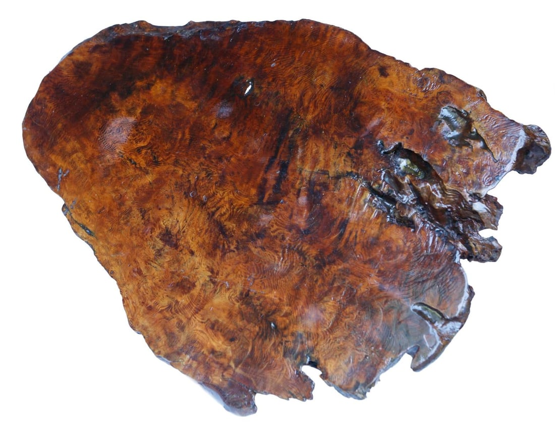 Vintage MCM Live Edge Coffee Table - 6