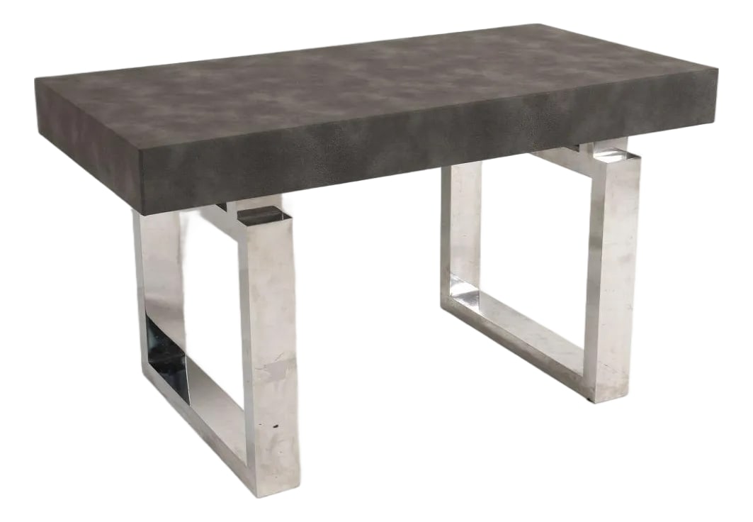 Custom Console Table or Desk With Chrome Base (1 of 10)