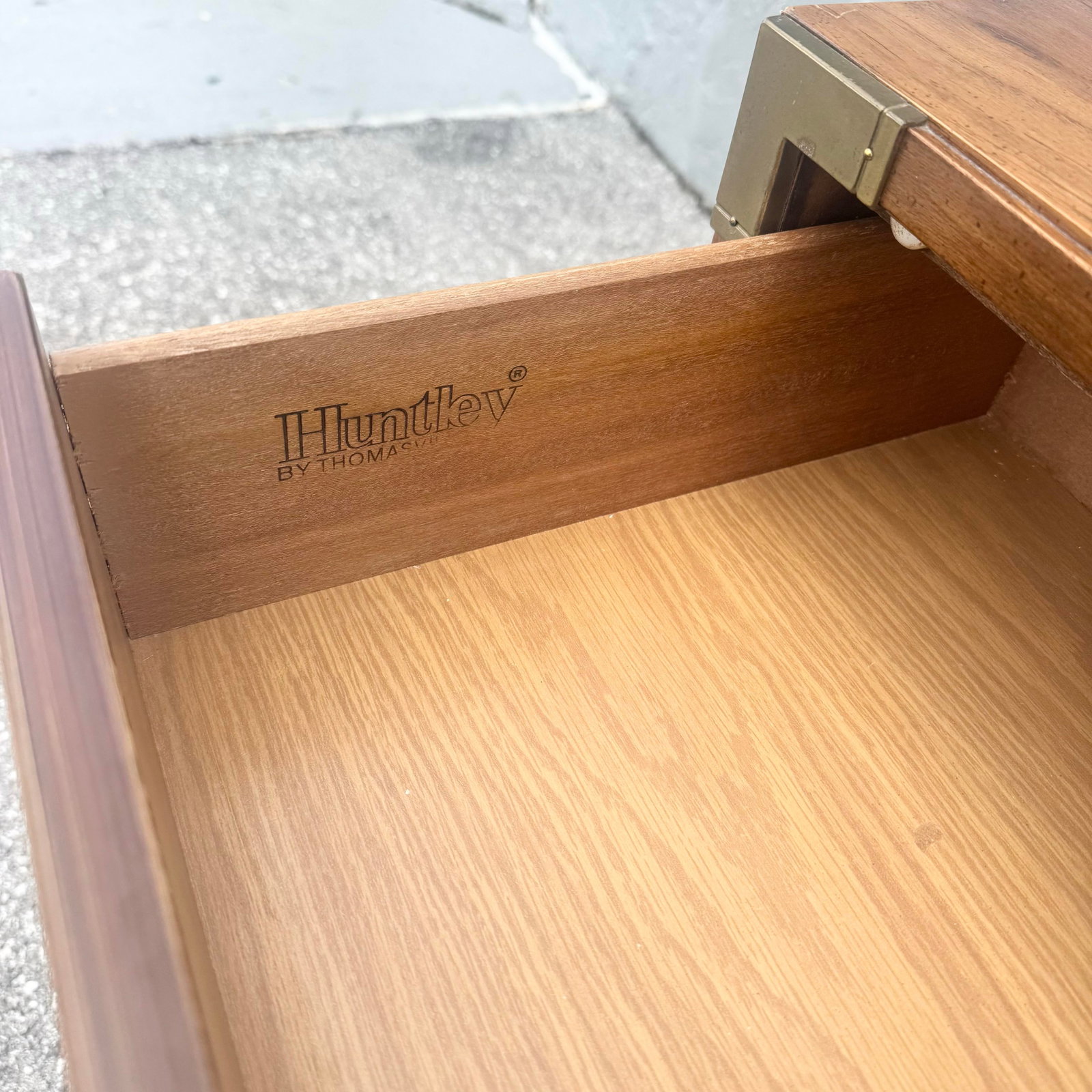 Vintage Huntley Campaign Desk by Thomasville - 4