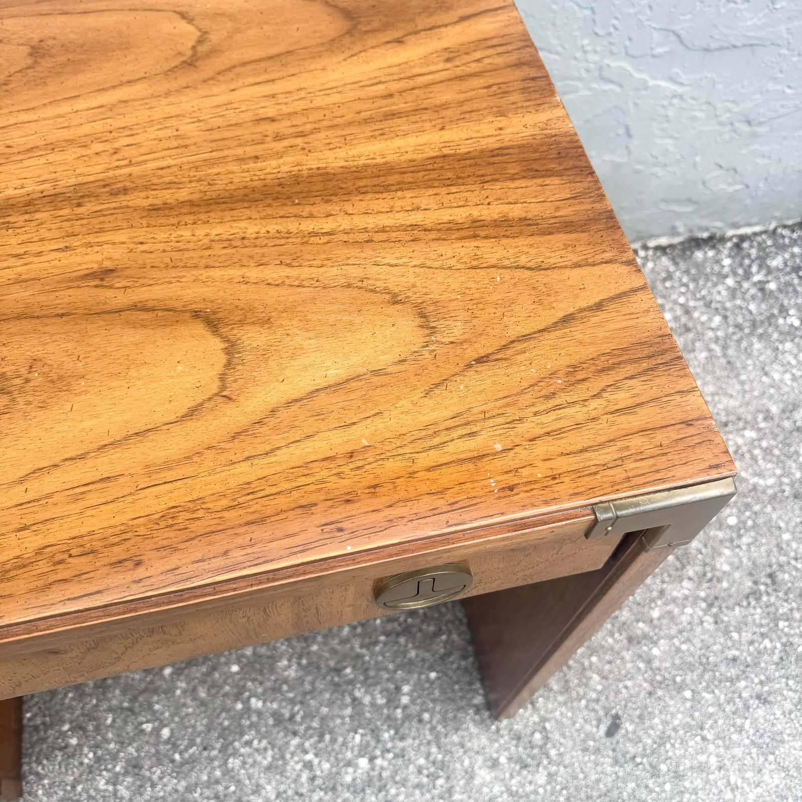 Vintage Huntley Campaign Desk by Thomasville - 6