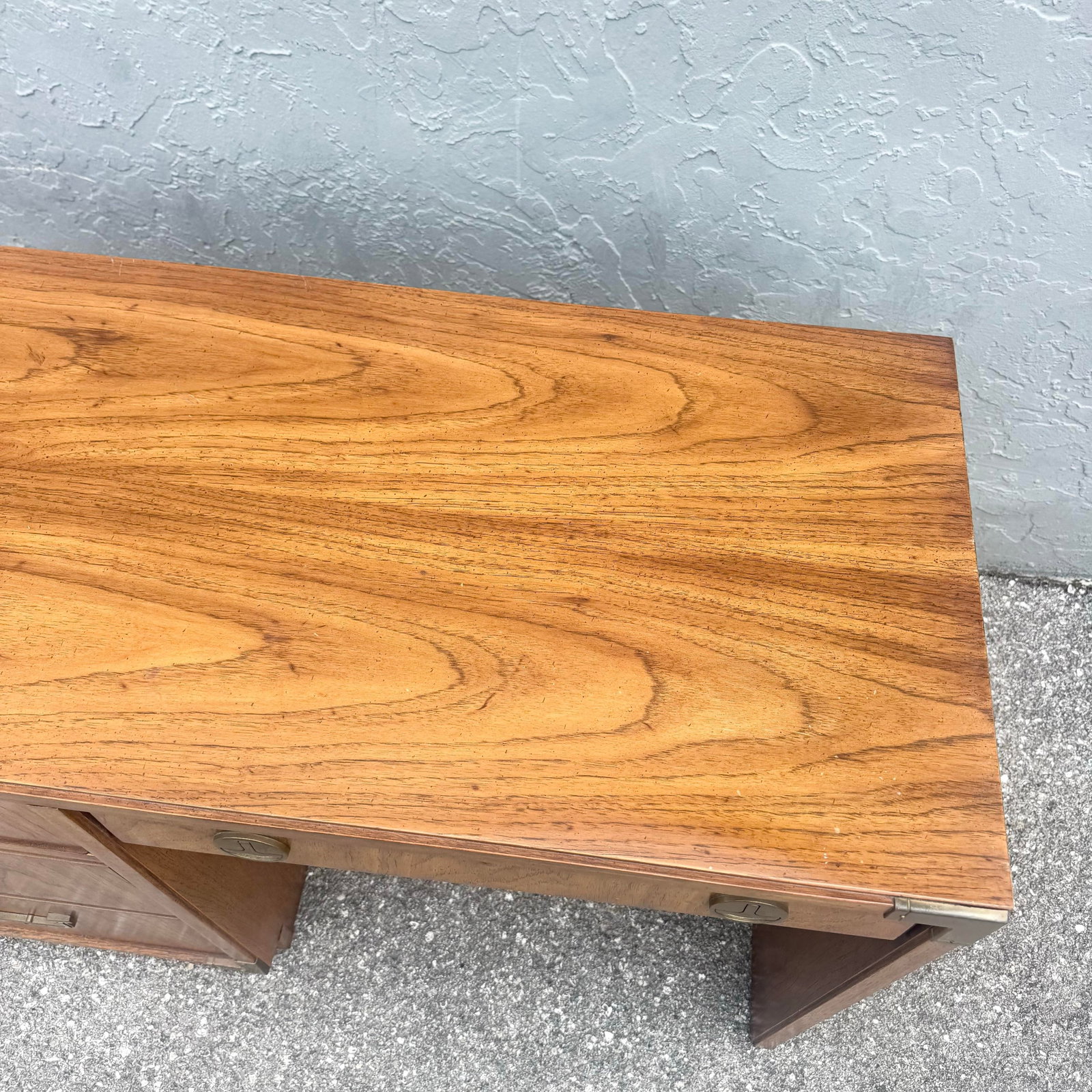 Vintage Huntley Campaign Desk by Thomasville - 7
