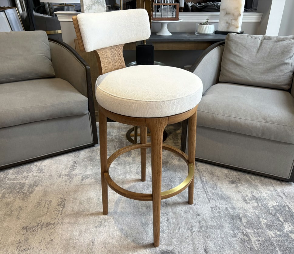 Rh Ligne High Back Swivel Bar Stool - Single - 10