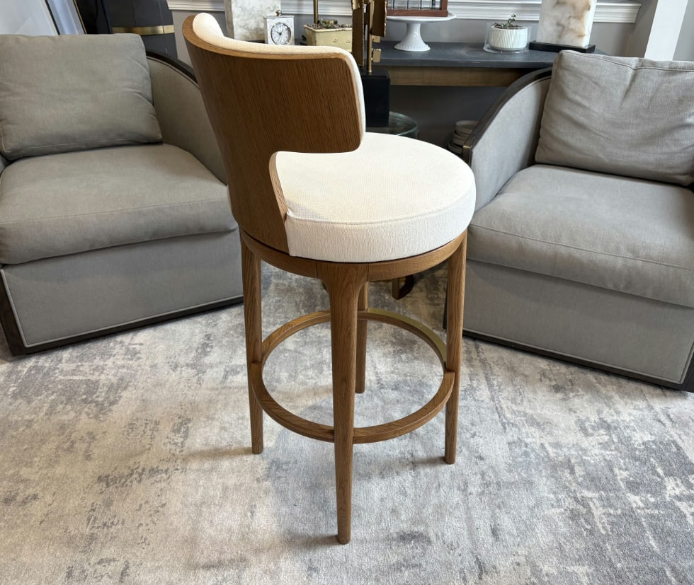 Rh Ligne High Back Swivel Bar Stool - Single - 11