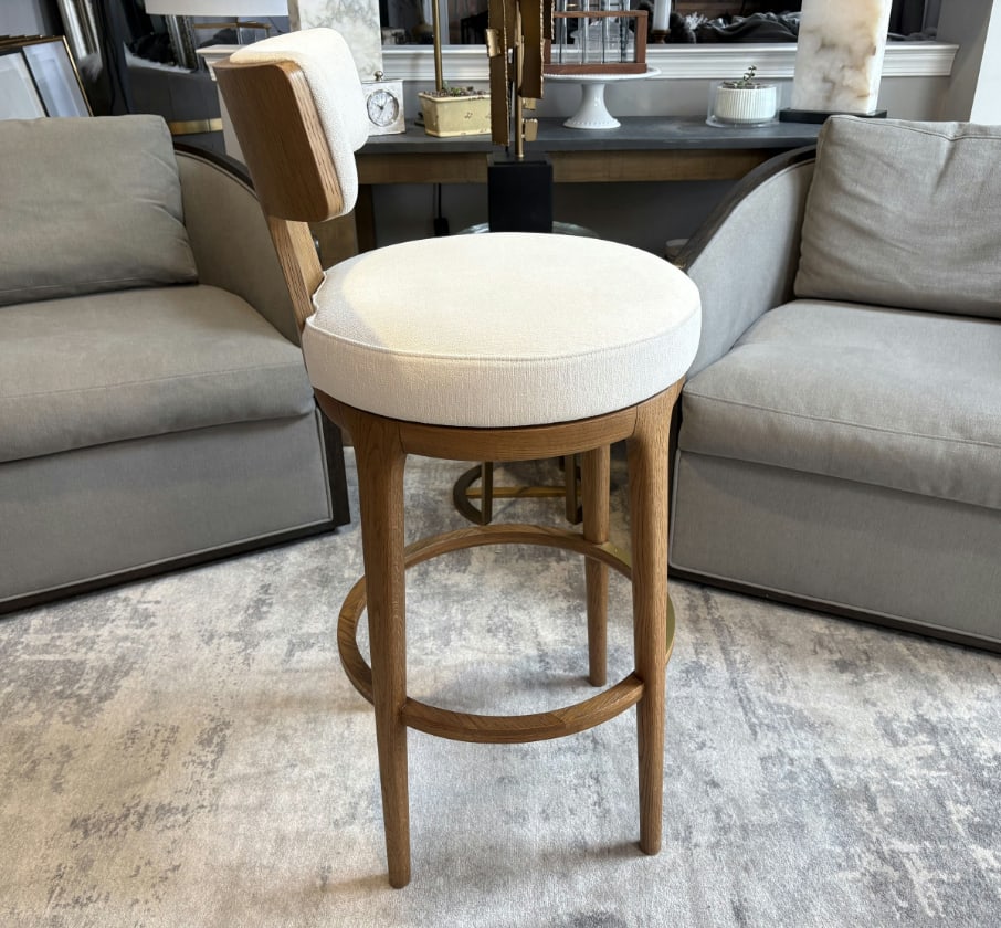 Rh Ligne High Back Swivel Bar Stool - Single - 12