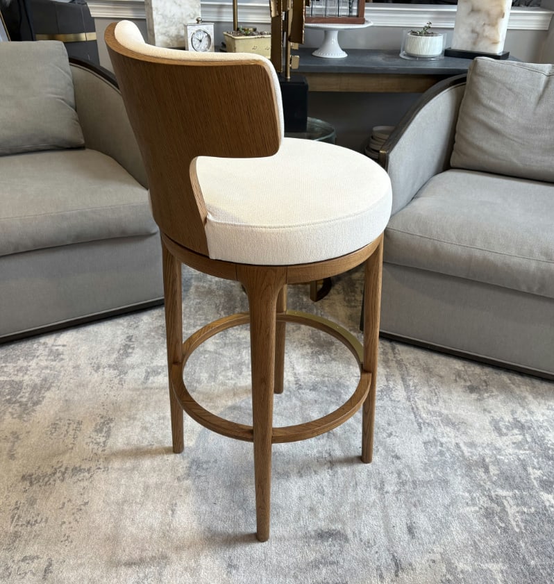 Rh Ligne High Back Swivel Bar Stool - Single - 13