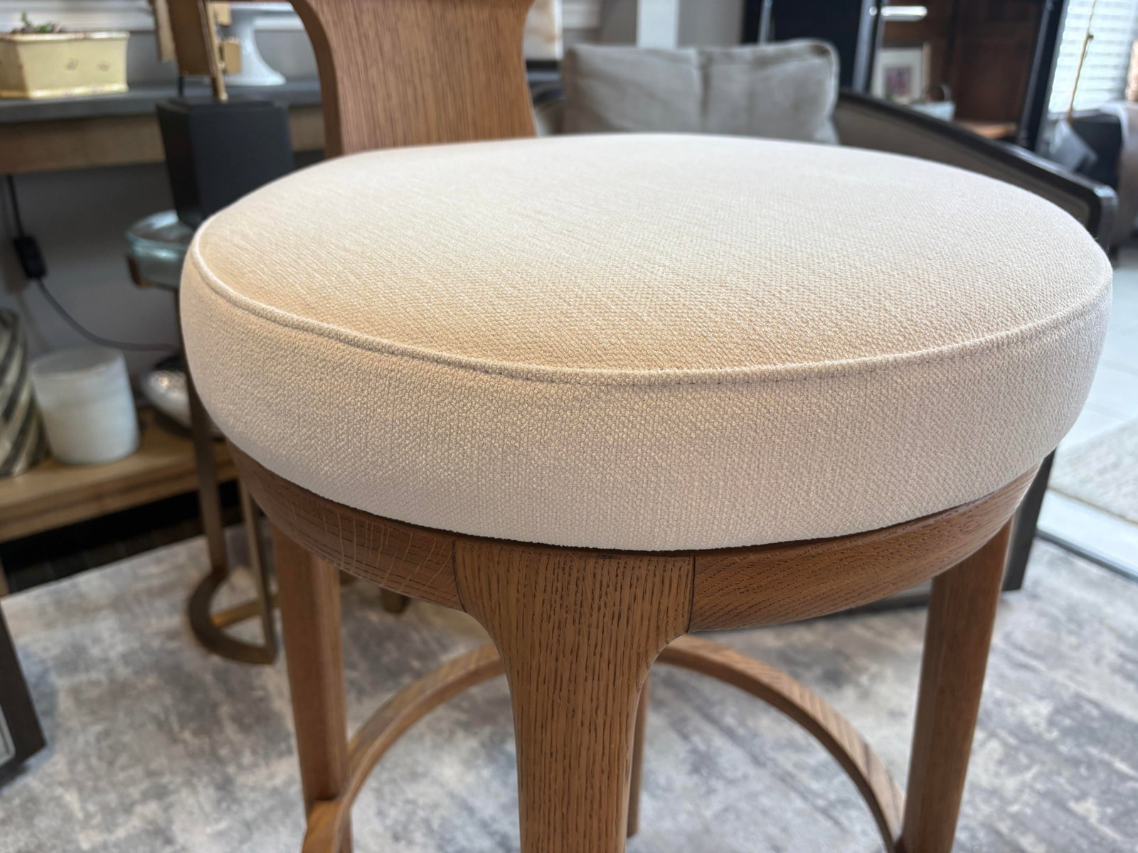 Rh Ligne High Back Swivel Bar Stool - Single - 17