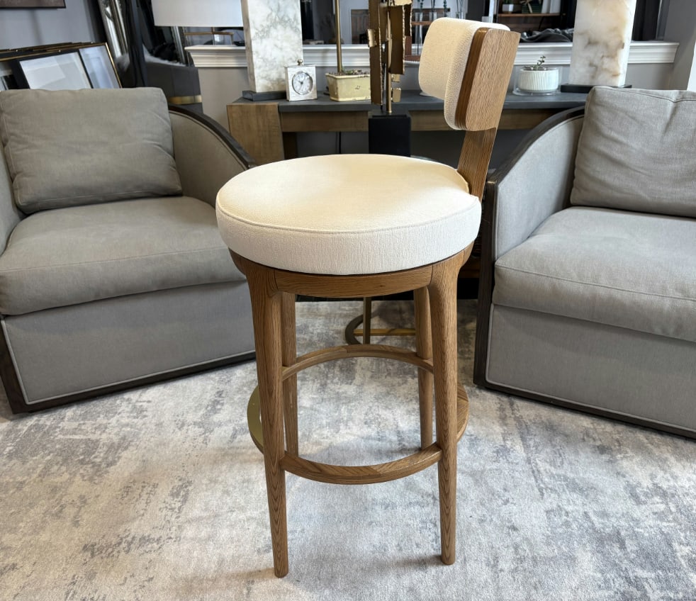 Rh Ligne High Back Swivel Bar Stool - Single - 3