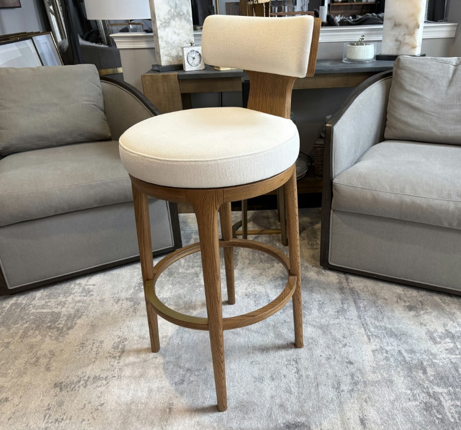 Rh Ligne High Back Swivel Bar Stool - Single - 5