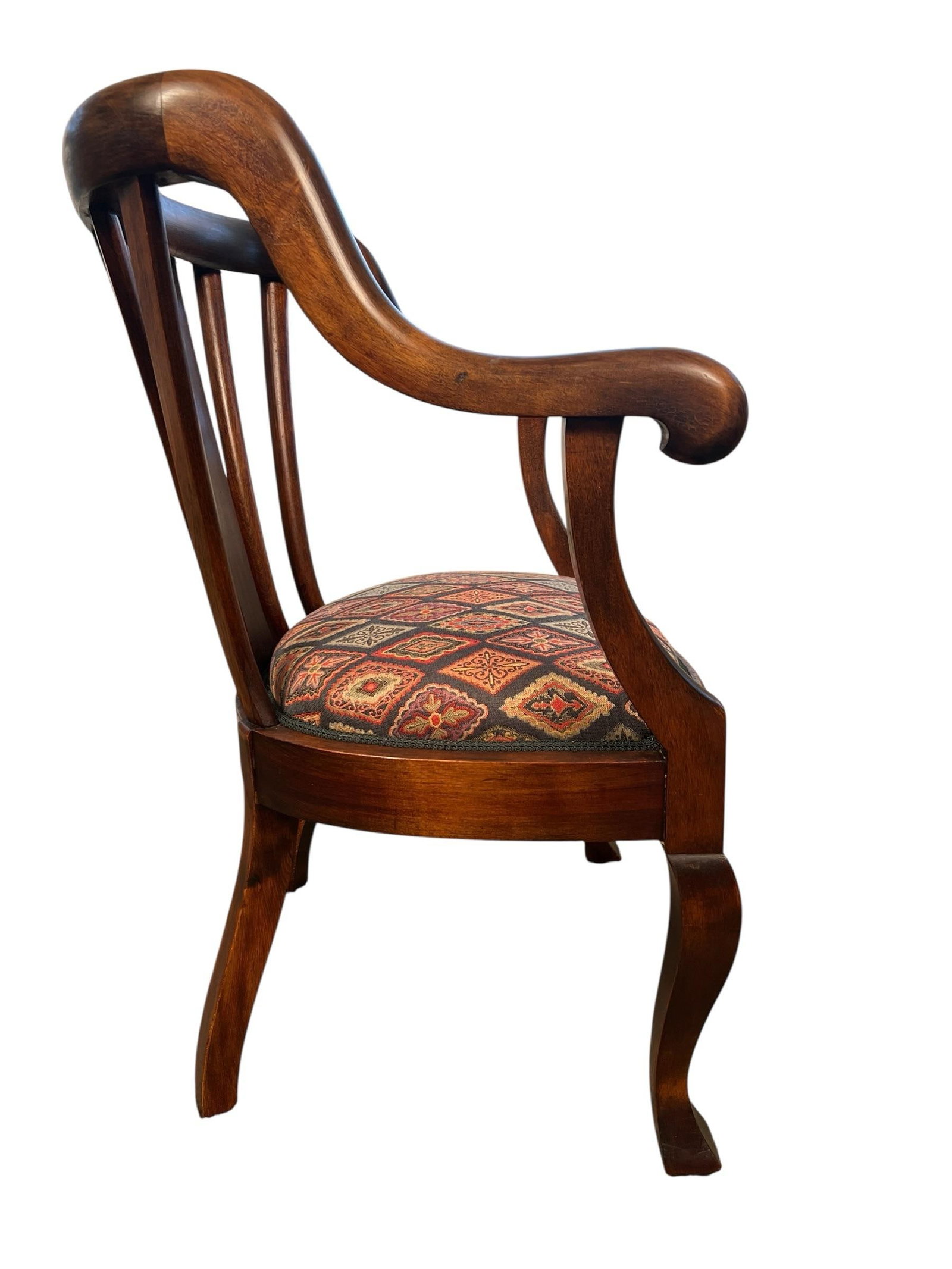 Early 20th Century Empire Scroll Chair in the Fashion of Muelller - 5