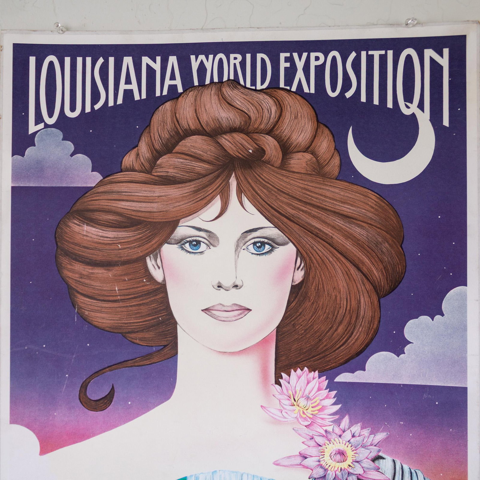 New Orleans Louisiana 1984 World Exposition Poster Limited Edition Signed Hugh Ricks - 9