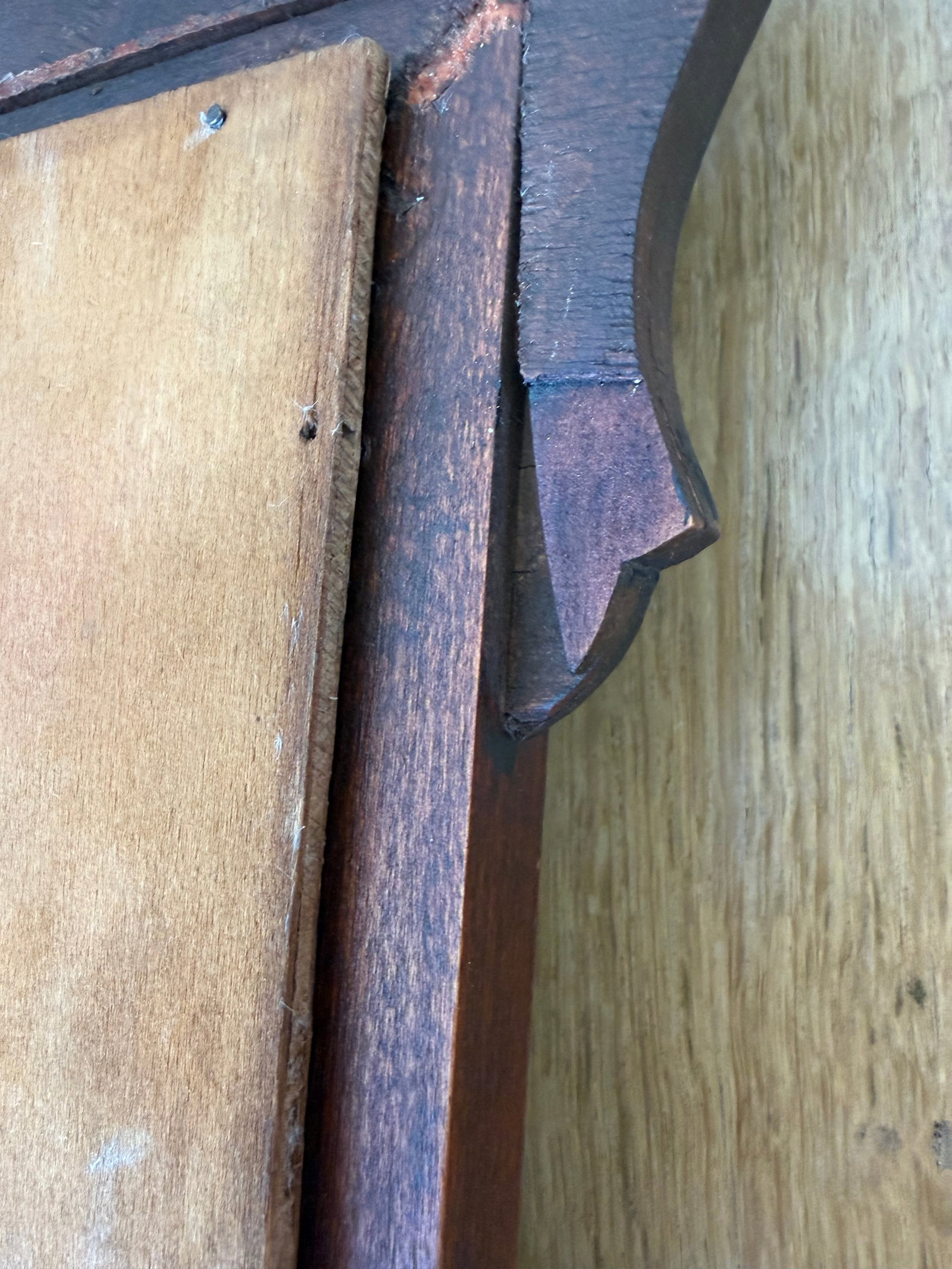1940s Neoclassical Chippendale Mahogany Wall Mirror - 13