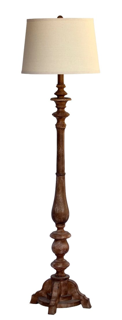 Vintage Spindled Floor Lamp - 2