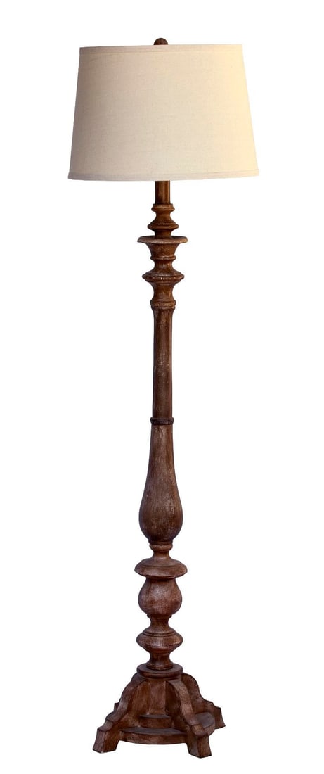 Vintage Spindled Floor Lamp - 3