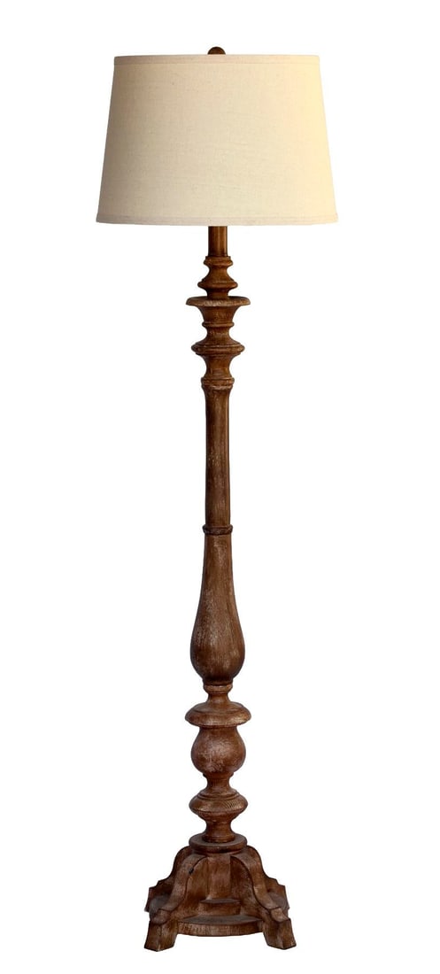 Vintage Spindled Floor Lamp - 4